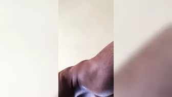 Stretching and Having Fun with my butt