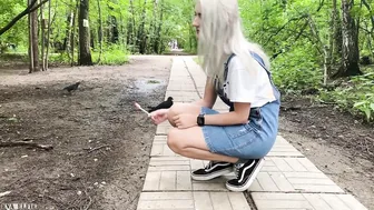 Walking with cum into my underwear after the sex into