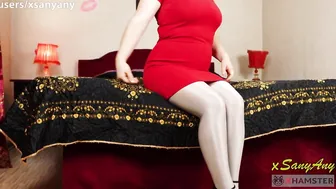 Will you take this stockings dress off me? XSanyAny
