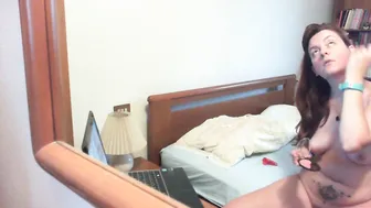 Your fat stepmom shows you her huge booty