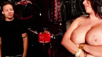 Pornstar Angelina Castro Visits Adult Bookstore and Fucks Hung Clerk