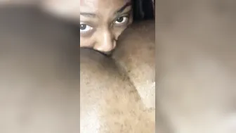 Nasty Black Eats His Asshole And Teases With GIGANTIC Sex Toy | Papa Bare