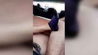 Hispanic anal cummed inside vehicle