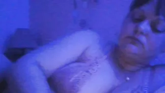 Big Titted Beauty Nighttime Smoke