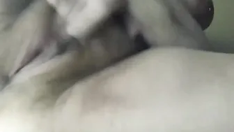 BBW with huge pierced tits sneaks away to plowed herself with glass toy