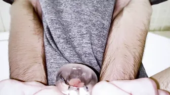 CLOSE-UP: Watch From Under Fucking Sex Toy - Adorable Frenulum  Enormous Jizzed (4K - 60FPS)