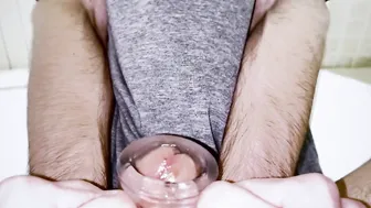 CLOSE-UP: Watch From Under Fucking Sex Toy - Adorable Frenulum  Enormous Jizzed (4K - 60FPS)