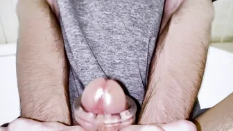 CLOSE-UP: Watch From Under Fucking Sex Toy - Adorable Frenulum  Enormous Jizzed (4K - 60FPS)