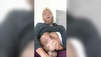 Unshaved balled camgirl with thick penis full of Cum Mount Guys Rock Mercury Masturbation