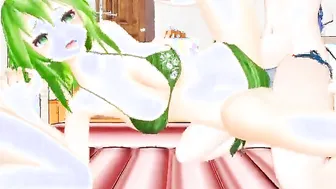 【SEX-MMD】(Futa-Sex Party) Hidden Nectar Garden【R-18】