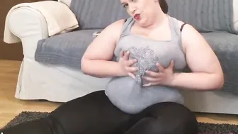 Gigantic melons and nice thick body made to teach yoga
