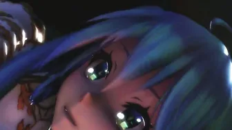 【MMD】Tda Miku Knight - Lamb【R-18】