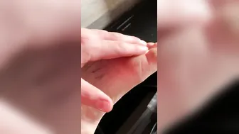Filthy Socks and Bare Male Foot