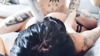 Hottest Inked Transsexual women tops me on the First Date