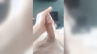 Cumming on the couch again