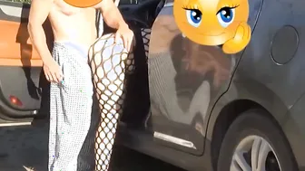 Finished the skank inside cunt right on road