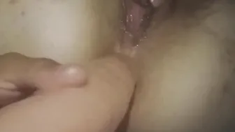 Argentina linda amateur se toca con juguetes grandes