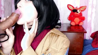 Mikasa Wants Erens Penis and Cum - Attack on Titan