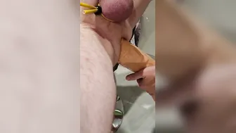 Gf fucks with huge Toys