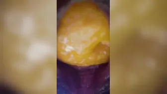 Tangerine filling me cum drops