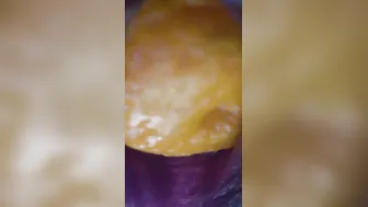 Tangerine filling me cum drops