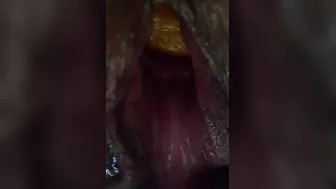 Tangerine filling me cum drops