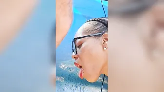 Pee a super pissing stream then slurping daddys peeing outdoors with people around