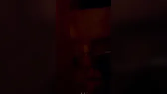 Ginger blows cum out penis