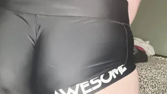 worship my posing clenching milf butt inside spandex shorts grinding peeldowns/peelups and haul try on