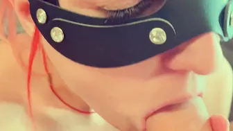 Sperm pulsation inside the mouth