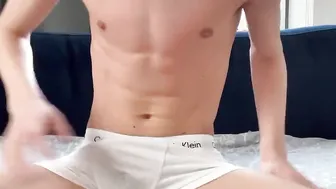 Blonde twinky James Yalch uses sex toys on his tight hole