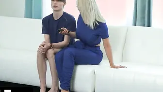 Milfty - Turned On Huge Tits Stepmom Seduces Her Inexperienced Stepson