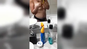 Comment porn video – FABIANA strip and tits