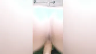 Mirella Delicia sensual bitch having fun into the restroom sitting beauty