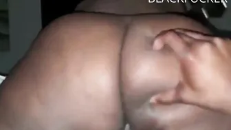 Thick Black Irresistible Reverse Cowgirl Cummed