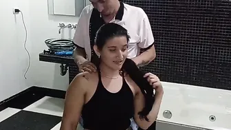 Mamada semen en la cara