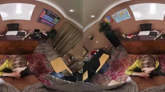 VR Conk Final Test Before Date - Boned Your Bae Blonde College Friend Haley Reed XXX Parody VR Porn