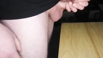 Stroking My Veiny Penis While Watching Porn Until I BLOW A BIG LOAD - SIDE WATCH