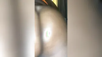 Booty shaking  cunt play before work.