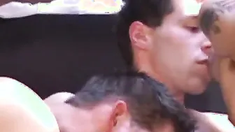 Amateur 3 Way Suck and Stroke