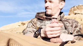 4K60 OUTDOORS WANK AND HUMONGOUS CUMMED (W/ SLOW-MO)