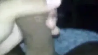 Man is mantrubation into home