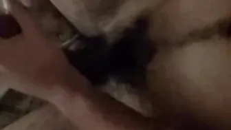 Storkin my huge penis for fun