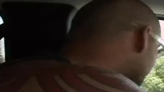 Skank with natural boobs getting a facial after she gotten