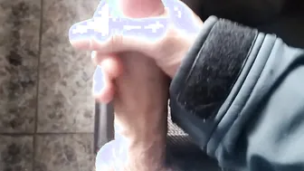 Jizzed on Cup from Turned On Dude and Gigantic Rough Penis