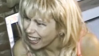Trashy porn video – Trashy Blonde Hispanic milf Giving Hand Job With Jizzed