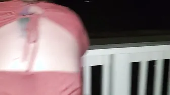 FUCKING and BLOWING on the front porch we almost got caught