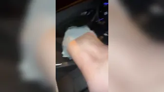 Fucking her inside the vehicle