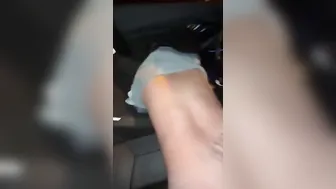Fucking her inside the vehicle