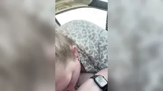 Outdoor Bj with tiny cock